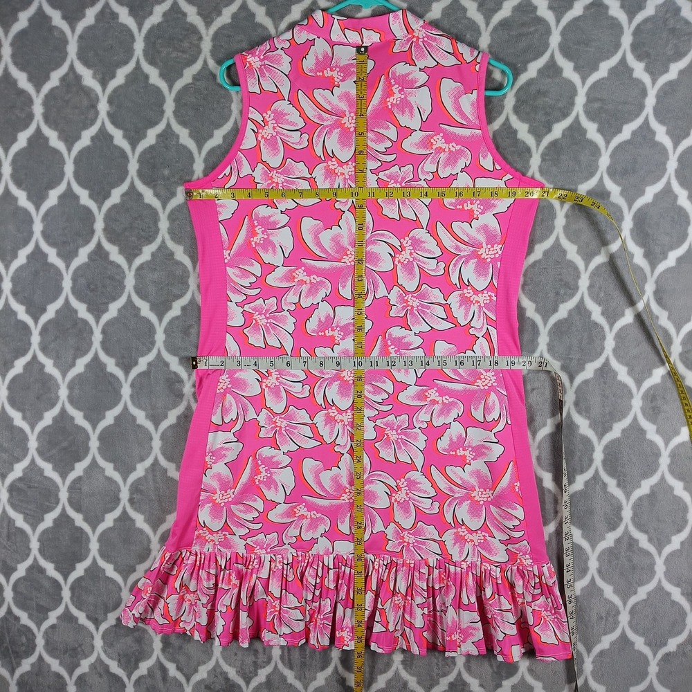 Tail Activewear Dress Size L Pink Nabila Sugar Blossoms Floral Golf Tennis - Picture 4 of 9